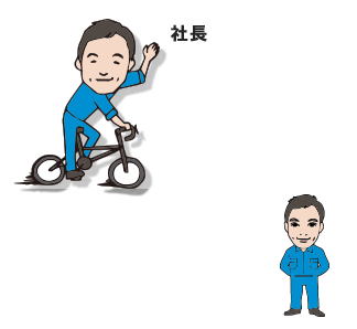 社長　加藤木 幸夫　ニックネーム：ユッキー